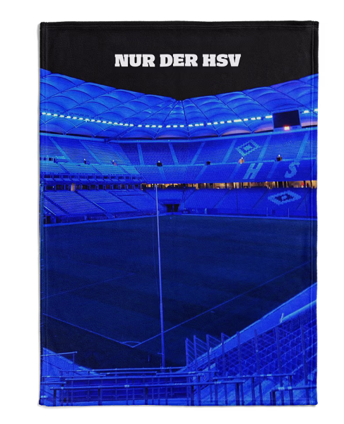 Hamburger SV - HSV Flanellfleecedecke "Stadion"